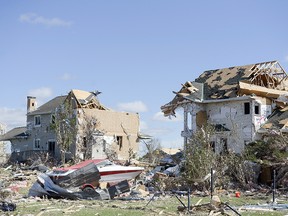 Houses in Dunrobin, Ont. were destroyed by a tornado that hit the region Friday, Sept. 21, 2018. (James Park/Postmedia)