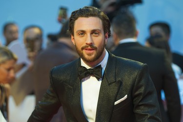 Aaron Taylor-Johnson on the red carpet arrival for the movie -  Outlaw King  - during the Toronto International Film Festival at Roy Thomson Hall  in Toronto, Ont. on Thursday September 6, 2018. Ernest Doroszuk/Toronto Sun/Postmedia