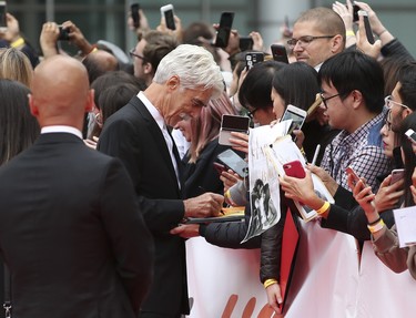 The premiere of A Star is Born directed by and starring Bradley Cooper, Sam Elliott (pictured) and Lady Gaga during the Toronto International Film Festival in Toronto on Sunday September 9, 2018. Jack Boland/Toronto Sun/Postmedia Network