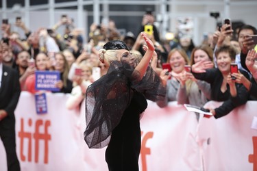 The premiere of A Star is Born starring  Lady Gaga at the Toronto International Film Festival in Toronto on Sunday September 9, 2018. Jack Boland/Toronto Sun/Postmedia Network