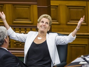 Ontario Liberal MPP Kathleen Wynne during the morning session in the legislature at Queen's Park in Toronto, Ont. on Wednesday September 12, 2018. Ernest Doroszuk/Toronto Sun/Postmedia