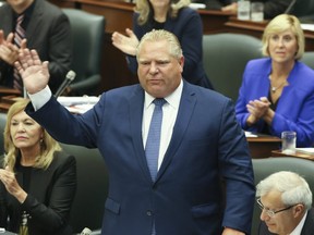 Premier Doug Ford during question period at Queen's Park on Monday September 17, 2018. Veronica Henri/Toronto Sun