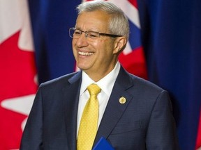 Ontario finance minister Vic Fedeli answers media questions following a speech to the Economic Club of Canada at the Marriott Downtown hotel in Toronto, Ont. on Friday September 21, 2018. Ernest Doroszuk/Toronto Sun/Postmedia