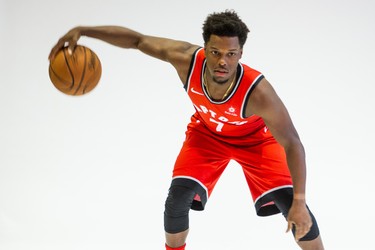 Toronto Raptors Kyle Lowry during team photos at the Toronto Raptors media day at the Scotiabank Arena in Toronto, Ont. on Monday September 24, 2018. Ernest Doroszuk/Toronto Sun/Postmedia