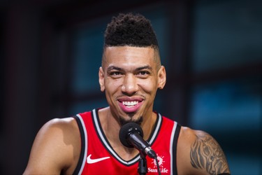 New on the Raptors roster Danny Green during a press conference at the Toronto Raptors media day at the Scotiabank Arena in Toronto, Ont. on Monday September 24, 2018. Ernest Doroszuk/Toronto Sun/Postmedia