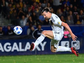 The Galaxy’s Zlatan Ibrahimovic is ranked second in MLS in goals. GETTY