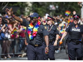 Toronto Police Chief Mark Saunders Toronto's Pride parade held in downtown Toronto, Ont.   on Sunday July 3, 2016. Ernest Doroszuk/Toronto Sun
