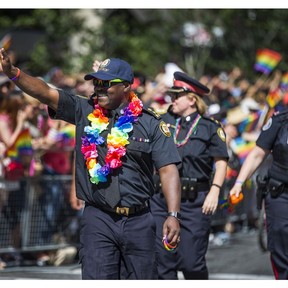 Toronto Police Chief Mark Saunders Toronto's Pride parade held in downtown Toronto, Ont.   on Sunday July 3, 2016. Ernest Doroszuk/Toronto Sun