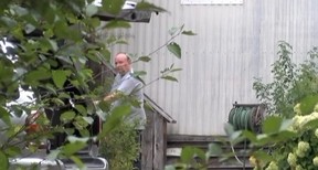 Accused killer Anton Kubica seen at his B.C. home. SCREENGRAB/ CHEK