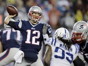 Quarterback Tom Brady and the New England Patriots will have their hands full with Kansas City on Sunday. (AP PHOTO)