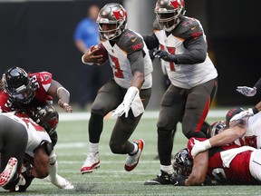 Tampa Bay Buccaneers quarterback Jameis Winston was the highest-scoring fantasy QB this week. (AP PHOTO)