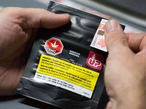 Commercially-available cannabis purchased from the Ontario Cannabis Store. (Lars Hagberg/AFP)