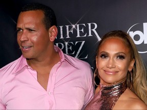 Alex Rodriguez and Jennifer Lopez attend the after party following the final performance of the 'Jennifer Lopez: All I Have' residency, held in Mr. Chow at Caesars Palace in Las Vegas, on Sept. 29, 2018.