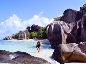 Anse Source D'Argent in the Seychelles is considered the best beach in the world for its combination of white sand, emerald water, granite boulders and palm trees. (Steve MacNaull photo)