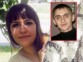 Alexey Yastrebov (inset) was convicted of the cannibal murder of Ekaterina Nikiforova.