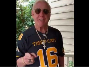Wrestling icon Ric Flair will be on hand to cheer on the Tiger-Cats for the CFL Eastern semi-final. TWITTER