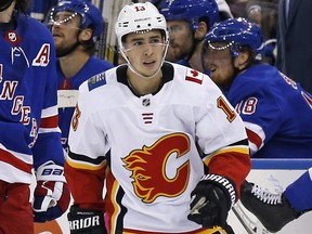 Calgary Flames forward Johnny Gaudreau. 
(ADAM HUNGER/AP)