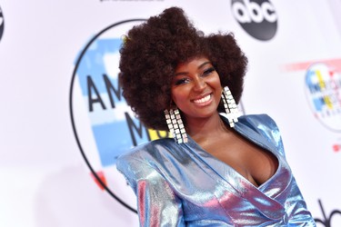 LOS ANGELES, CA - OCTOBER 09: Amara La Negra attends the 2018 American Music Awards at Microsoft Theater on October 9, 2018 in Los Angeles, California.  (Photo by Emma McIntyre/Getty Images For dcp)