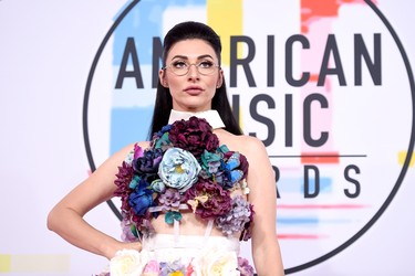 LOS ANGELES, CA - OCTOBER 09:  Qveen Herby attends the 2018 American Music Awards at Microsoft Theater on October 9, 2018 in Los Angeles, California.  (Photo by Kevork Djansezian/Getty Images For dcp)