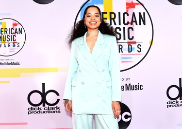 LOS ANGELES, CA - OCTOBER 09: Ella Mai attends the 2018 American Music Awards at Microsoft Theater on October 9, 2018 in Los Angeles, California.  (Photo by Emma McIntyre/Getty Images For dcp)