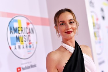 LOS ANGELES, CA - OCTOBER 09: Leighton Meester attends the 2018 American Music Awards at Microsoft Theater on October 9, 2018 in Los Angeles, California.  (Photo by Emma McIntyre/Getty Images For dcp)