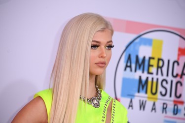 Loren Gray arrives at the 2018 American Music Awards on October 9, 2018, in Los Angeles, California. (Photo by Valerie MACON / AFP)