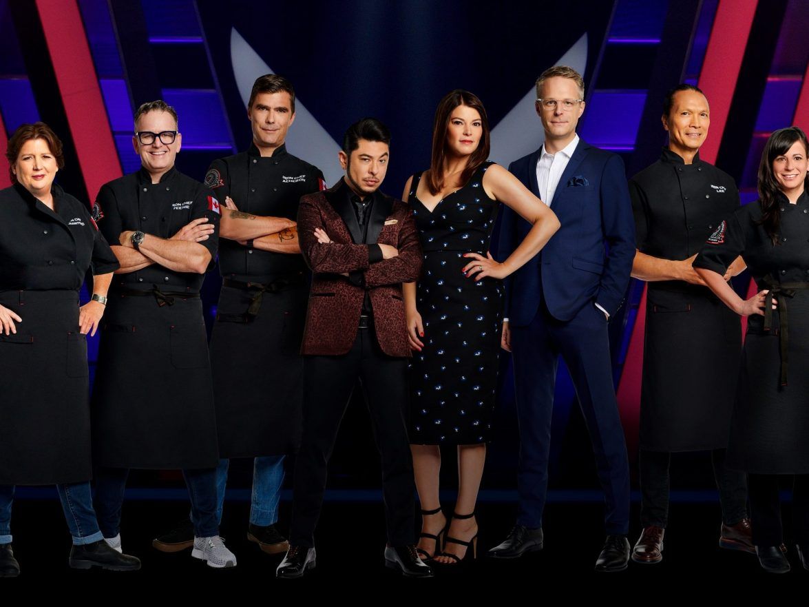 IRON CHEF CANADA Whose Cuisine Will Reign Supreme Toronto Sun   Ggicc Composite Sh Edit Full Cast Stage Bg V05 E1539779805620 