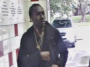 Cops allege this man, now identified as Amal Jones, 19, captured on CCTV, murdered Elliott Reid-Doyle in a brazen daylight shooting on Oct. 2, 2018.