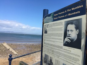 As a boy, Thomas and adventurous friends searched the beach at Mumbles for messages in a bottle. The seaside, the residents and its winding streets were the inspiration for many works. (Lance Hornby/Toronto Sun)