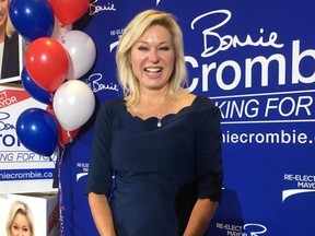 Bonnie Crombie was re-elected mayor of Mississauga on Oct. 22, 2018. (Joe Warmington/Toronto Sun)