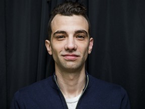 Jay Baruchel, actor and director of Goon, poses for a portrait in Toronto, Ont. on Monday March 6, 2017.
