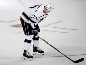 Jeff Carter is one of many L.A. Kings off to bad fantasy starts to the season. (AP Photo/Andy Jacobsohn)