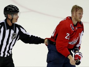 Look for Capitals' Lars Eller to get under the skin of the Leafs on Saturday. GETTY IMAGES