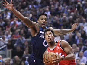 At 32, Toronto Raptors guard Kyle Lowry is as good as he's ever been. (Veronica Henri/Toronto Sun)