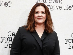 Melissa McCarthy attends the premiere of "Can You Ever Forgive Me?" at SVA Theatre on Sunday, Oct. 14, 2018, in New York. ( Andy Kropa/Invision/AP)
