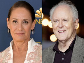 Laurie Metcalf and John Lithgow. (Getty Images file photos)