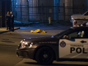 A man was gunned down near Keele St. and Steeles Ave. W. on Tuesday, Oct. 2, 2018. He is the city's 82nd murder victim of the year, the 43rd by gun. (John Hanley photo)