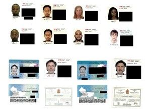 Cards obtained illegally and using innocent victims' IDs, Toronto Police say.