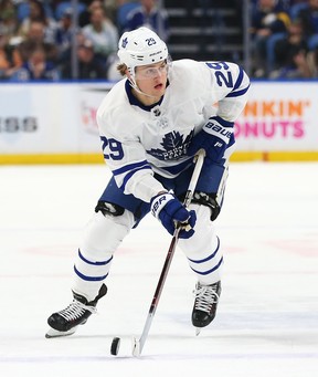 Maple Leafs winger Willian Nylander continues to hold out. GETTY IMAGES