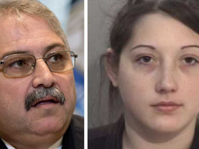 Woodstock police Chief Bill Renton, who led the probe into Tori Stafford's disappearance and death; Terri-Lynne McClintic, who was convicted in the child's murder.