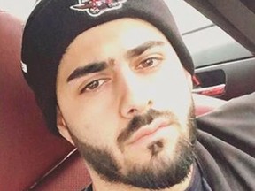 Sepehr Yeganehfathollah, 25, wird mit einem kanadischen Haftbefehl wegen des Mordes an Nader Fadael, 45, in North York am 19. September 2018 gesucht. (Handout der Polizei von Toronto)