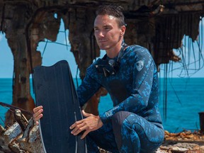 Rob Stewart in a scene from Sharkwater Extinction.
