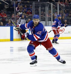 The New York Rangers sent a message to defenceman Kevin Shattenkirk by benching him recently. GETTY IMAGES