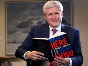 Sitdown interview with former Prime Minister Stephen Harper to promote his book “Right here right now” in Toronto, Ont. on Thursday October 11, 2018.
