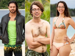 Is a triangle brewing? The dynamics between geekmance Christian and Gabby and bromance Christian and John could get messy on Survivor!