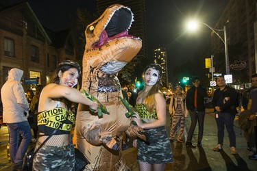 Halloween comes to the Village as a part of Church St. is closed to traffic for Halloween on Church in Toronto, Ont. on Wednesday October 31, 2018. Ernest Doroszuk/Toronto Sun/Postmedia