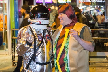 Halloween comes to the Village as a part of Church St. is closed to traffic for Halloween on Church in Toronto, Ont. on Wednesday October 31, 2018. Ernest Doroszuk/Toronto Sun/Postmedia