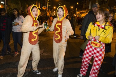 Halloween comes to the Village as a part of Church St. is closed to traffic for Halloween on Church in Toronto, Ont. on Wednesday October 31, 2018. Ernest Doroszuk/Toronto Sun/Postmedia