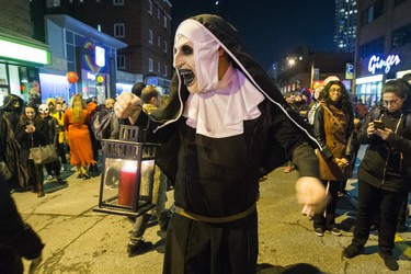 Halloween comes to the Village as a part of Church St. is closed to traffic for Halloween on Church in Toronto, Ont. on Wednesday October 31, 2018. Ernest Doroszuk/Toronto Sun/Postmedia