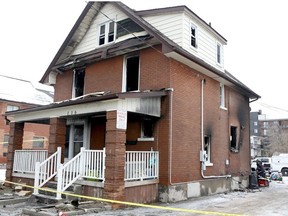 On Tuesday, Jan. 9, 2018, investigators from Ontario's Office of the Fire Marshal sift through the charred debris inside an Oshawa house that was gutted a day earlier by a fire that killed Lindsey Bonchek, 36, her daughter, Madeline, 9, her son, Jackson, 4, and Steven Macdonald, 50. (Chris Doucette/Toronto Sun)